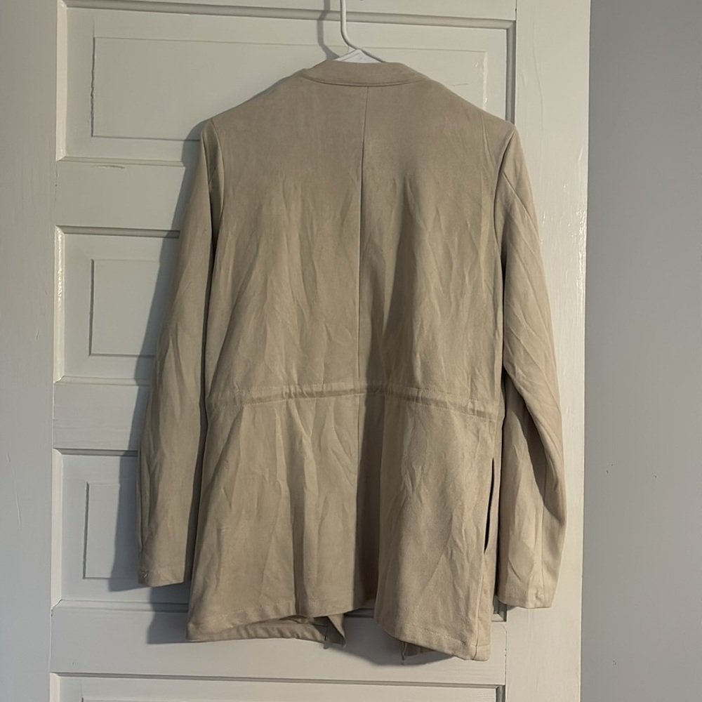 Thread And Supply Suede Open Front Jacket - image 4